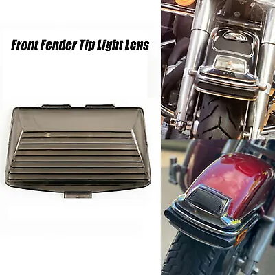 Front Fender Tip Light Lens Cover For Harley Electra Glide FLHT Road King FLHR • $8.53