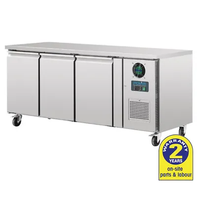 Freezer Bench Benchtop 3 Door 417L Prep Counter Polar Restaurant Cafe Commercial • $3805.45