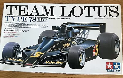 Tamiya 1/20 Team Lotus Type 78 1977 W/Photo-Etched Parts F1 Formula 1 Grand Prix • £3.20