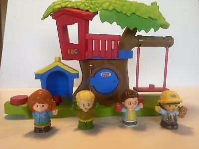 Fisher Price Little People: Swing And Share Treehouse Set Plus Extra People • $35