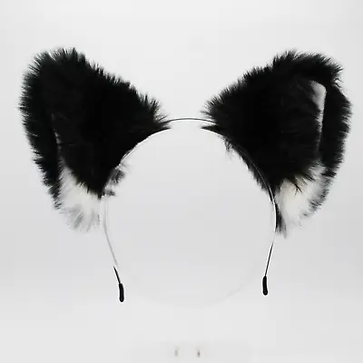 $9.99 • Buy Animal Headband Ears Costume Fursuit Cosplay Cat Wolf Fox Dog Ear USA SELLER