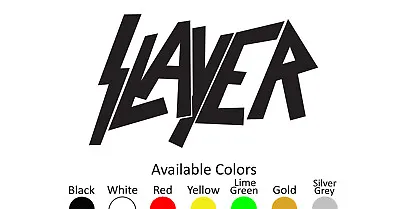 Slayer Vinyl Decal Sticker Custom Size And Color 002 • $4.50