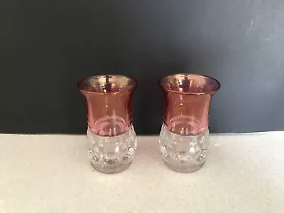 2 Tiffin Kings Crown Juice GlassesExcellent Condition • $23.95