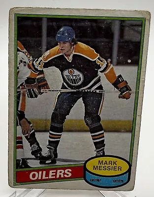 1980-81 Mark Messier OPC O-Pee-Chee Rookie Poor/Fair - See Pics • $8.36