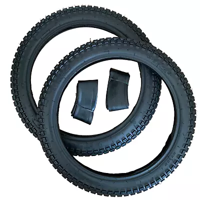 16 X 2.50 Moped Knobby Tire & Tube Package For  Tomos Sprint Bullet Targa LX ST • $78.94