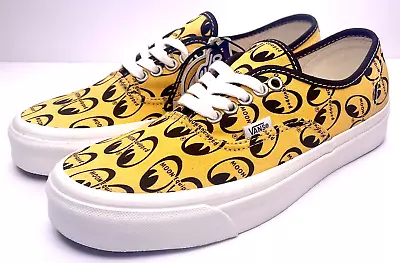 VANS X Mooneyes Authentic 44 DX Unisex Anaheim Factory Yellow Sneakers M7 W8.5 • $68