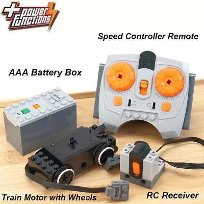 Power Functions 4pcs Battery Box Train Motor IR Receiver Controlled For Lego Set • $35.99