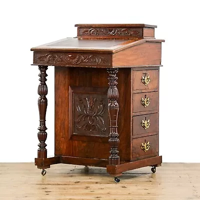 Victorian Antique Rosewood Davenport Desk (M-5072) • £495