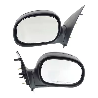 Mirror Set For 1997-2002 Ford F-150 1997-1999 F-250 RH LH Pair Contour Style • $48.31