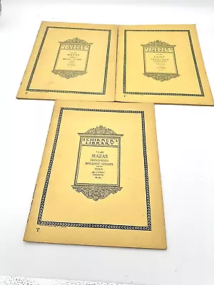 Vintage Schirmer's Library Violin Sheet Music Lot Of 3  #487 #488 #328 • $12.99