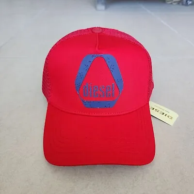 DIESEL Men's Logo Baseball Cap Red • $34
