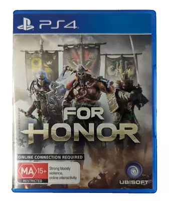 For Honor PS4 PlayStation 4 PAL | Complete Disc Mint VGC | Free Post • $11.95