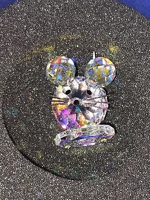 Swarovski 2015 Retired Ltd Ed Replica Mouse Aurora Borealis BNIB 5134826 • $59.99