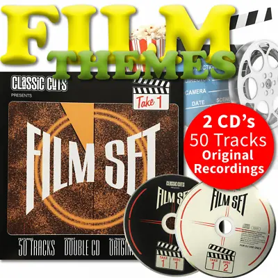 Classic Cuts Film Sets Vol 1 & 2 Double CD Original Recording Movie Themes Tunes • £6.99