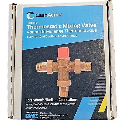 Cash Acme Heatguard Thermostatic Mixing Valve TMV HG110-HX With Sweat Ends • $39.99