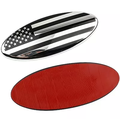 7  For Ford F150 F250 US Flag Oval Emblem Badge FRONT GRILL Tailgate Accessories • $11.59