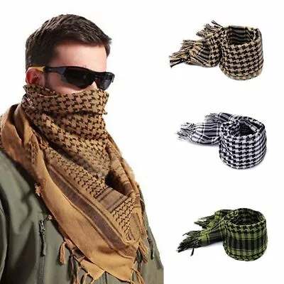 Tactical Shemagh Head Scarf Keffiyeh Balaclava Military Authentic Pakistani  • $11.99