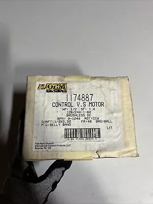 ICP Control Variable Speed Motor 1/2 HP 120V GE ECM Motors • $375