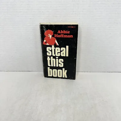STEAL THIS BOOK By Abbie Hoffman 1971 1st Printing Pirate Edition Groove Press • $56