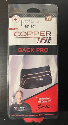 Copper Fit Back Brace Pro Infused Neoprene Lumbar Lower Back Support 39¨to 50¨ • $16.71