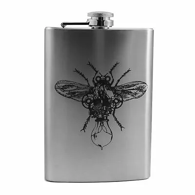 8oz Steampunk Firefly Stainless Steel Flask • $14.99