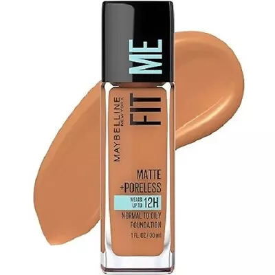 Maybelline Fit Me Foundation Matte Poreless Makeup #335 Classic Tan Normal/Oily • $5.76