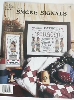 $7.50 • Buy  No Smoking Native American SMOKE SIGNALS Jeremiah Junction Cross Stitch Leaflet