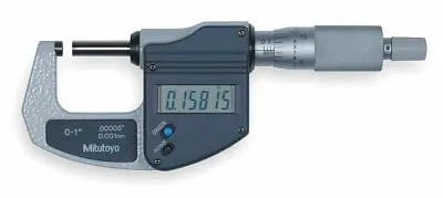 Mitutoyo 293-831-30 0-1 Digimatic Micrometer Mdc - Lite Ratchet No Spc .0005  • $136.10