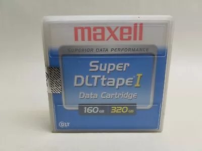 New Maxell 22921100 Super DLT Tape I 160 GB / 320 GB 1/2  Data Tape Cartridge • $8.99