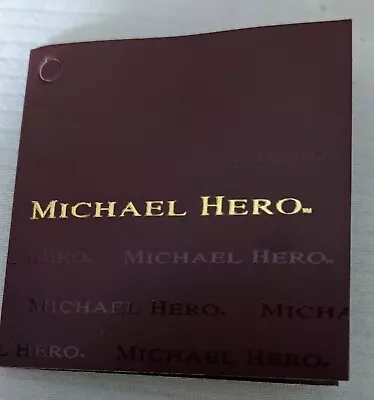 Michael Hero Certificate Of Authenticity COA 1.75x1.75 Frames Figurines Free S/h • $7