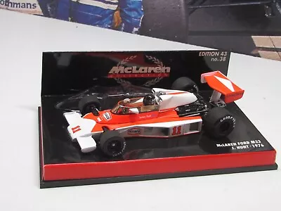 MINICHAMPS /F1 1976 - McLAREN M23 JAMES HUNT - 1/43 SCALE MODEL CAR 530 764311 • £49.99