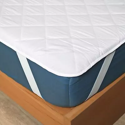 Quilted Mattress Protector Queen King Quilted Mattress Pad Full Mattress Cover • $15.99