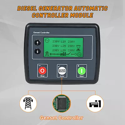 Generator Controller DSE4520 LCD Screen 3‑Phase Mains Detection Control Board` • £78.32