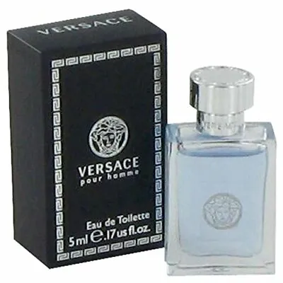 Mini Cologne Versace Pour Homme For Men .17 OZ / 5 Ml Brand New In Box • $9.68