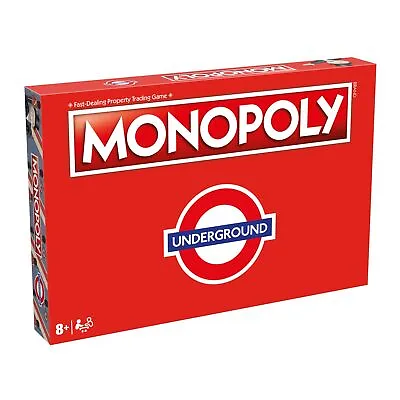 Winning Moves London Underground Monopoly Board Game Buy Oxford Circus Covent  • £34.45