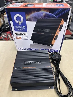 Quantum Audio QEA1500.1 Mono 1500W 2 Ohm Subwoofer Amplifier - Brand New Amp! • $89.99