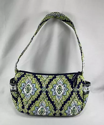 Vera Bradley Small Maggie Cambridge Green Blue Mini Bag Purse Retired EUC • $11.99