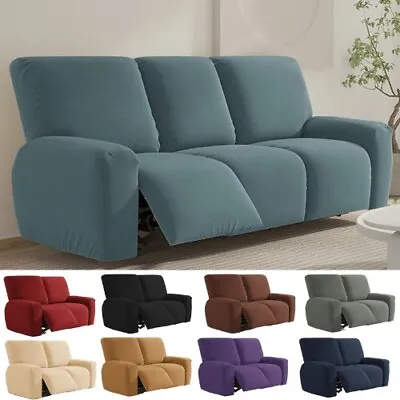 Microfiber Stretch Sectional SofaCover Slipcover Soft Fitted CouchCover Washable • $44.14