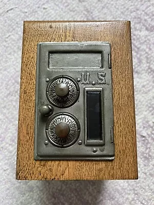 $98.49 • Buy Vintage Rare Safety Deposit Box Coin Bank Antique