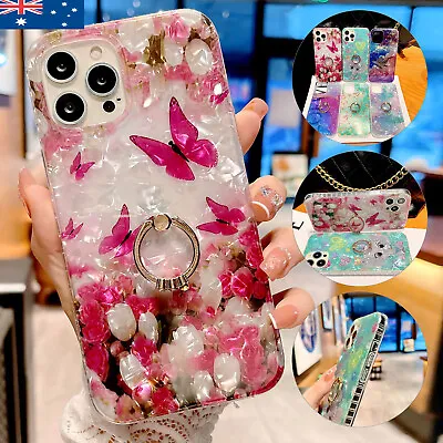 $10.79 • Buy Patterned For IPhone 14 13 Pro Max 12 11 XR SE3 Case Ring Stand Soft TPU Cover
