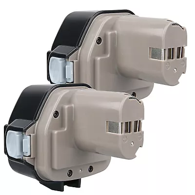 2-Pack 12V For Makita NiMh 4.8Ah Battery 1200 1201 1222 1220 1233 1234 1235 PA12 • $24.89