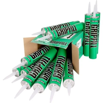 £34 • Buy Evo-Stik 18601 Gripfill Gap Filling Adhesive - 350ml (BOX OF 12)