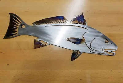 Red Drum Metal Wall Art Plasma Cut Home Decor Red Fish • $64.99