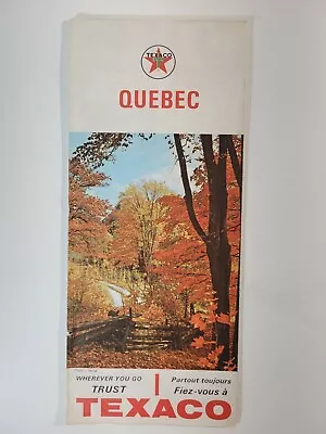 Ontario Canada Vintage Texaco Oil Road Map Guide McColl Frontenac  • $13.25