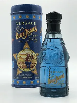 Versace Blue Jeans Men Cologne Spray 2.5 Oz New In Box • $49.95