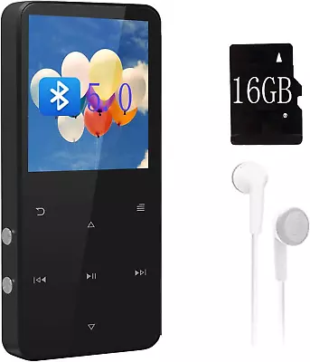 Mp3 Player With Bluetooth 5.016GB Music Player With SpeakerPortable Hifi Sound • $26.86