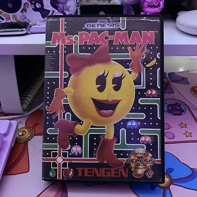 Sega Genesis (CIB) - Ms. Pac-Man (GOOD) No Manual • $9.99