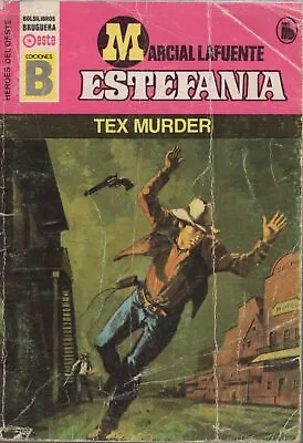 Tex Murder By Marcial Lafuente Estefania Spanish Action Adventure Book • $19.82