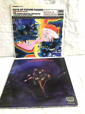 2 Album Lot - THE MOODY BLUES - Days Future Past & Threshold Of Dream - Lp Vinyl • $6.50