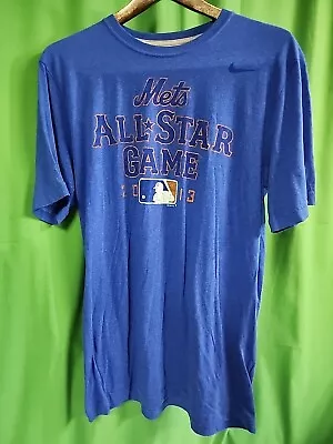 Nike 2013 MLB All Star Game Tee Shirt Mens Medium Blue • $14